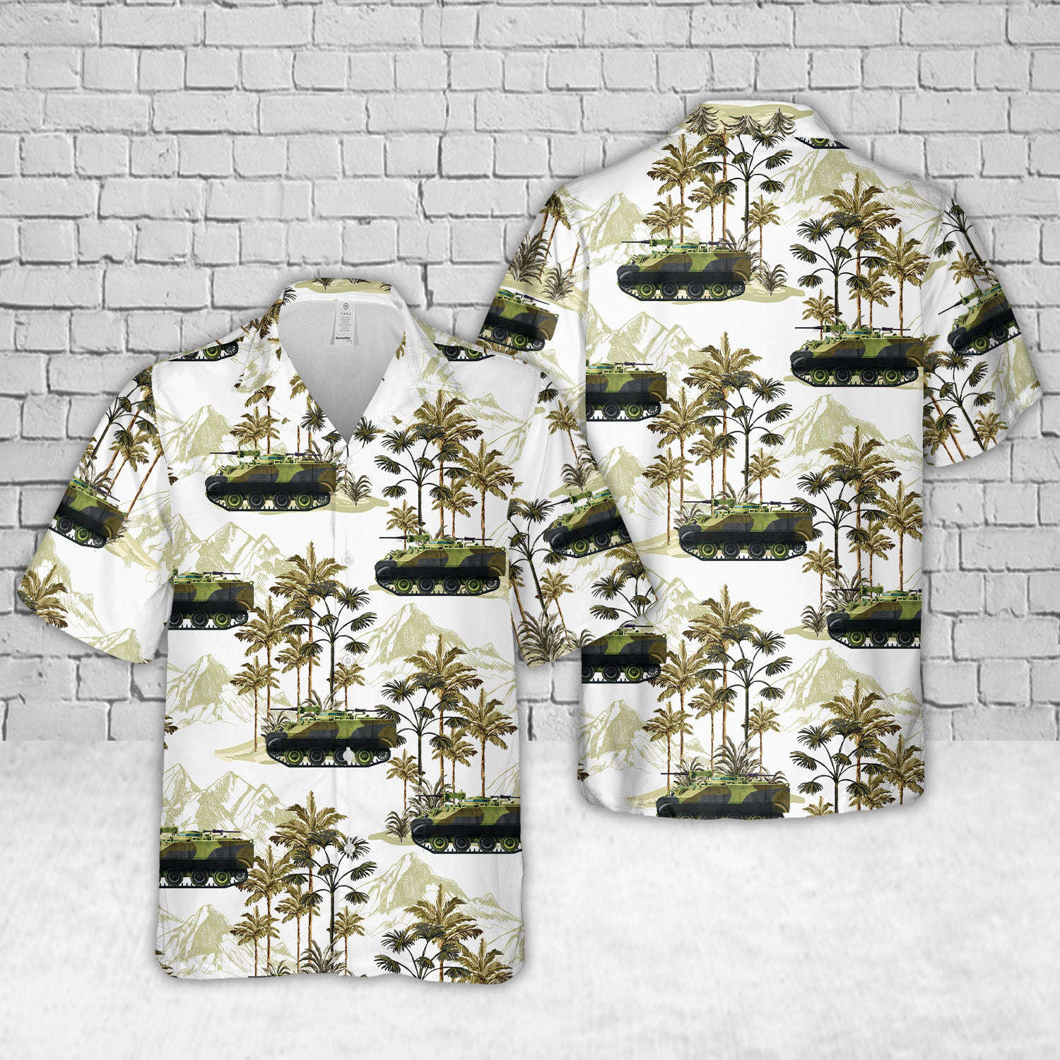 Canadian Army Lynx recce armored vehicle in the 1970s Hawaiian Shirt Gift for Men Dad Father Gift for Men Dad Father