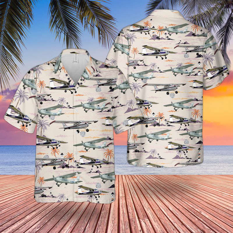 Cessna 150 Hawaiian Shirt Gift for Men Dad Father Gift for Men Dad Father