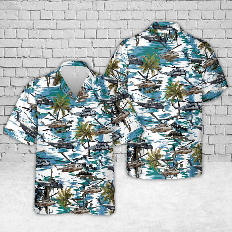 CH-53D Sea Stallion Hawaiian Shirt Gift for Men Dad Father Gift for Men Dad Father