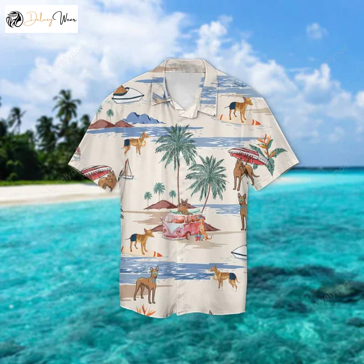 Cirneco Delletna Summer Beach Hawaiian Shirt Gift for Men Dad Father – Men s Short Sleeve Aloha Beachwear