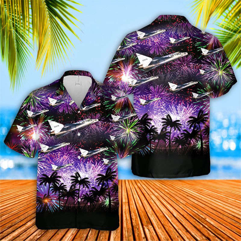 Convair F-106 Delta Dart 4th Of July Hawaiian Shirt Gift for Men Dad Father Gift for Men Dad Father