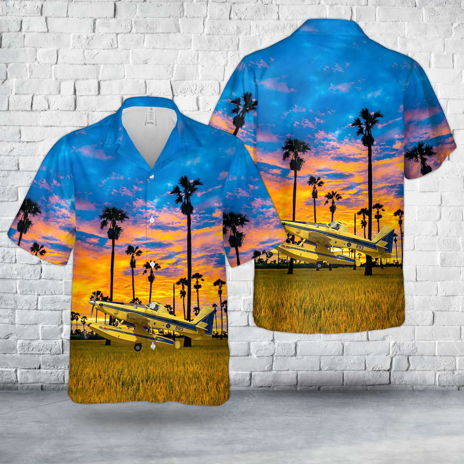 Croatian Air Force Air Tractor AT-802AF Fire Boss Hawaiian Shirt Gift for Men Dad Father Gift for Men Dad Father