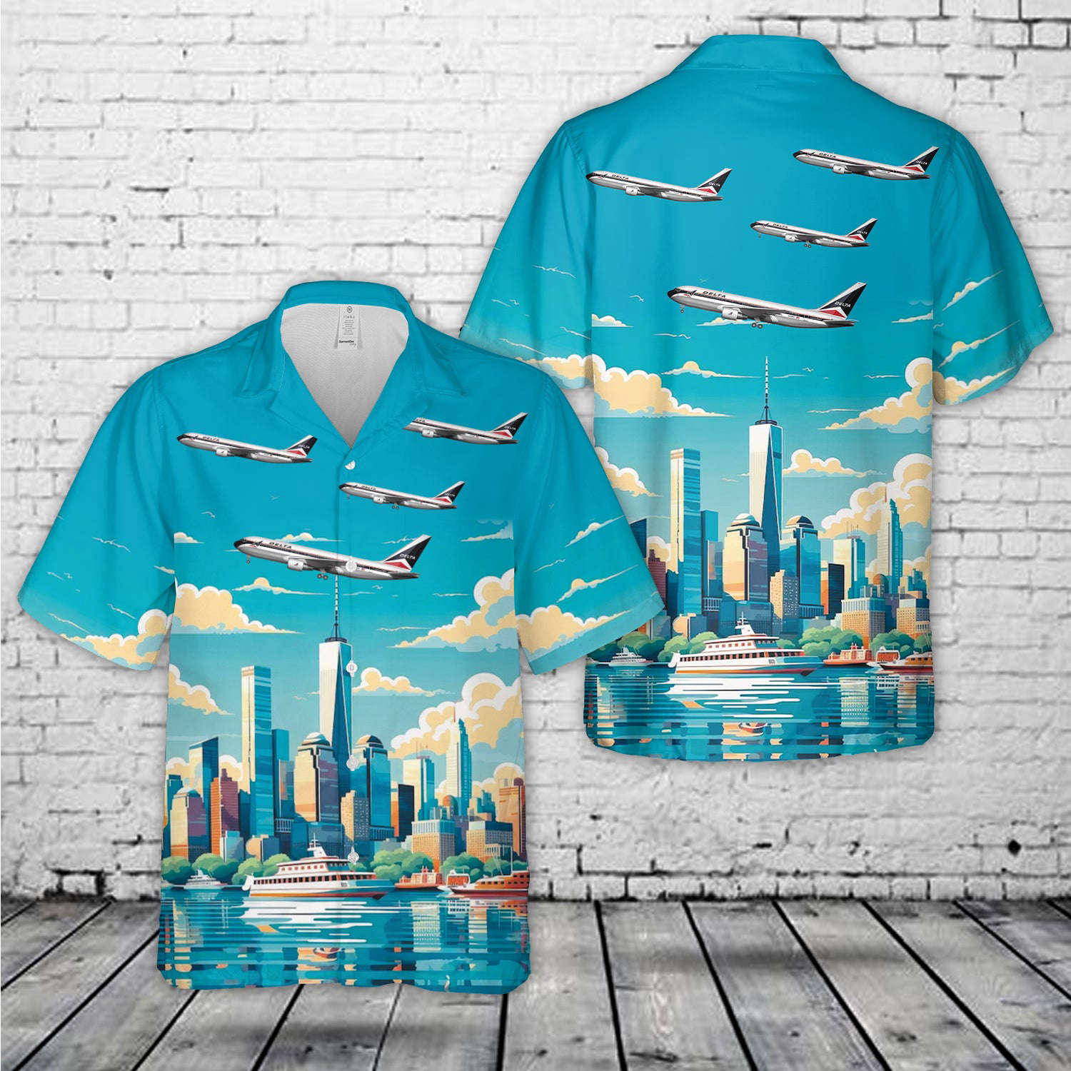 Delta Air Lines Boeing 767-200 Dark-nose widget livery: 1982-1997 Hawaiian Shirt Gift for Men Dad Father Gift for Men Dad Father