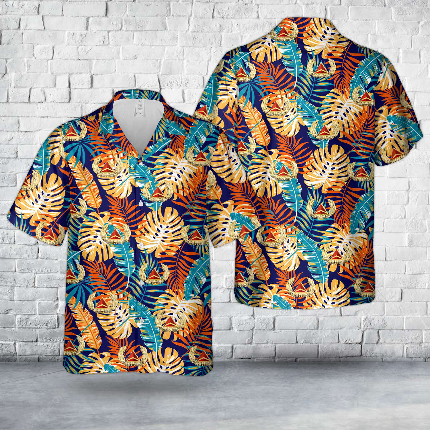 Delta Airlines Pilot Cap Badge Hawaiian Shirt Gift for Men Dad Father Gift for Men Dad Father