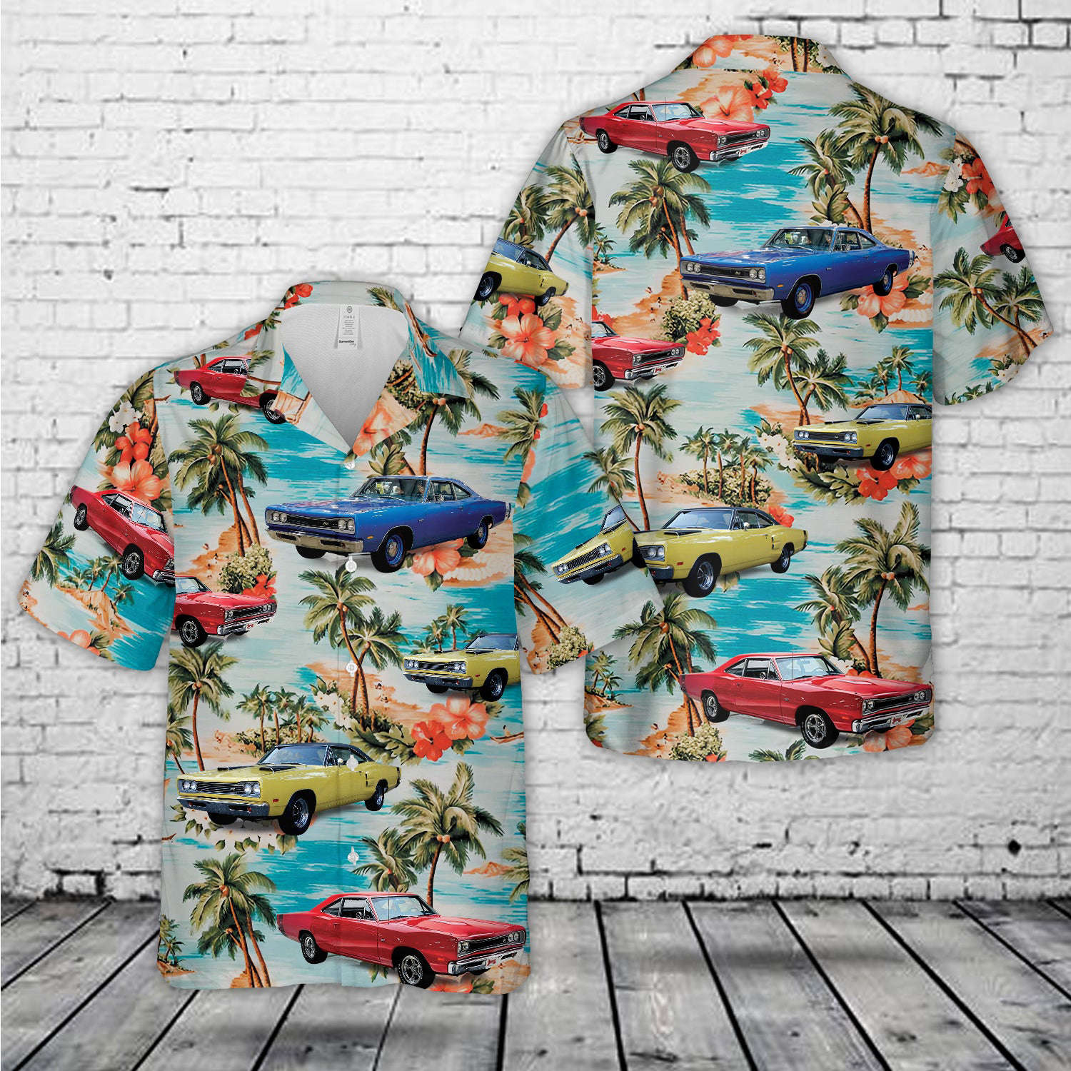 Dodge Super Bee (1969-1970) Hawaiian Shirt Gift for Men Dad Father Gift for Men Dad Father