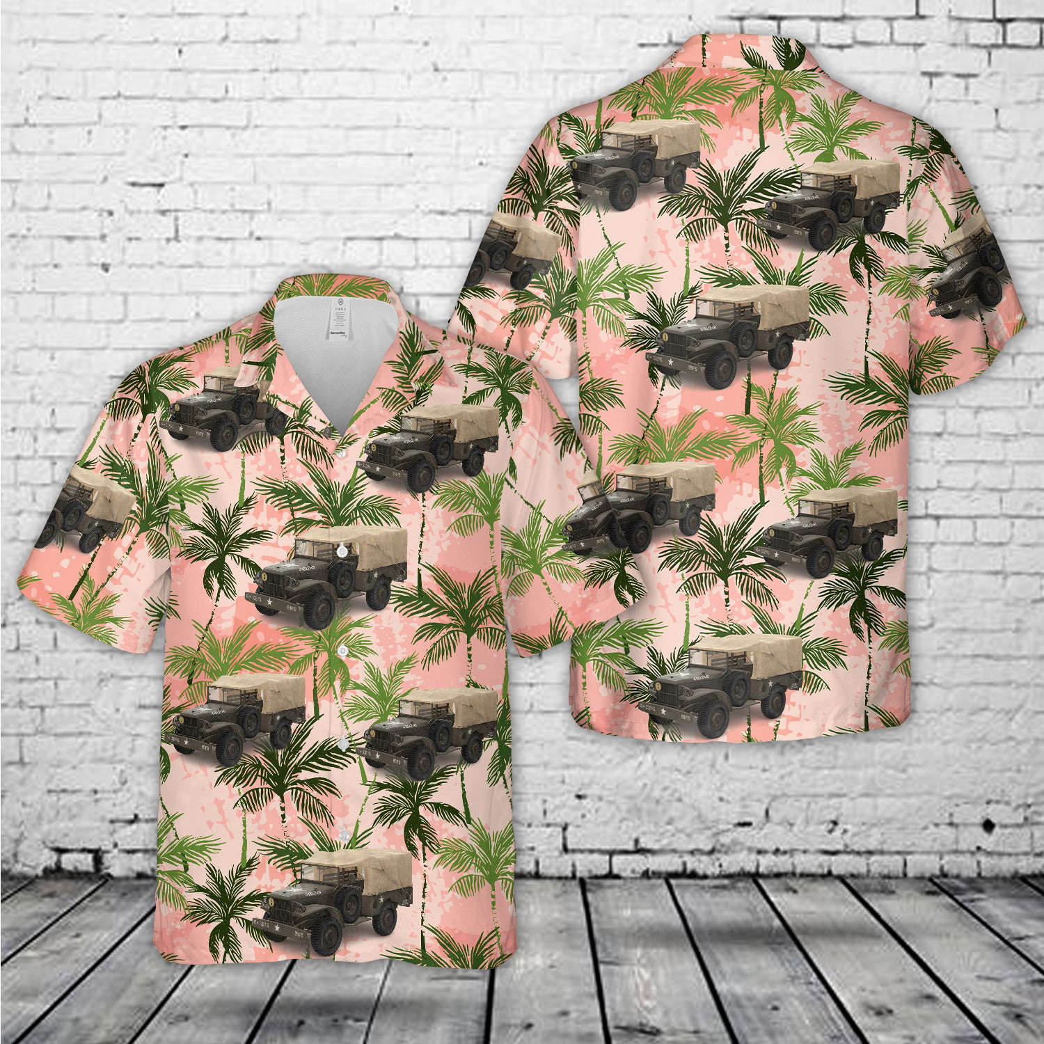 Dodge WC-51 USA military ww2 Hawaiian Shirt Gift for Men Dad Father Gift for Men Dad Father