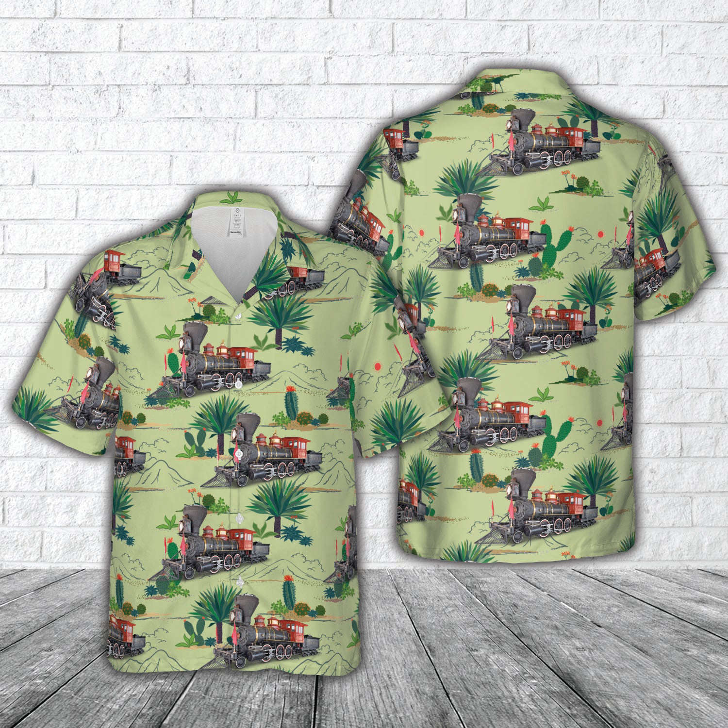 Early American Trains Virginia and Truckee No. 20 Tahoe Hawaiian Shirt Gift for Men Dad Father Gift for Men Dad Father