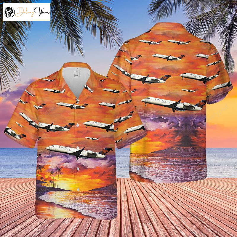 Shop the Hawaiian CRJ-200LR Shirt for Men – Perfect for Hawaii Vibes!