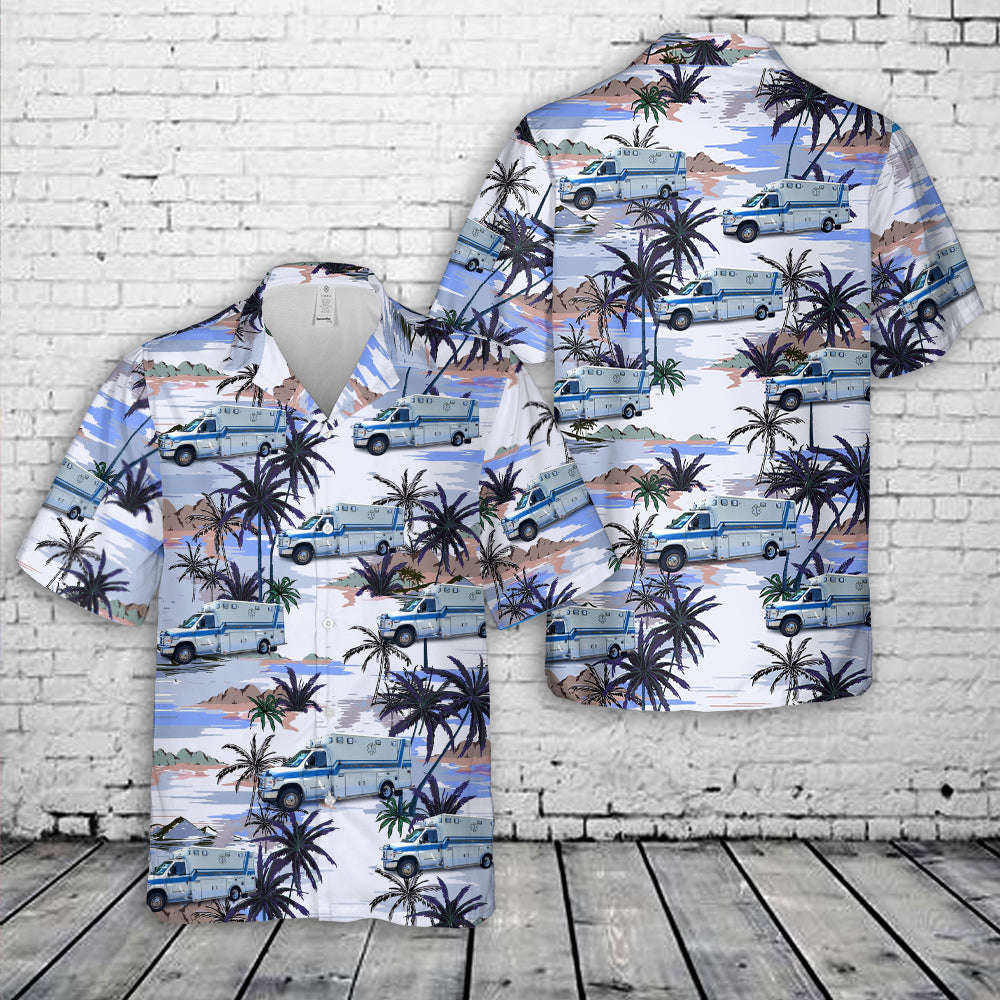 Far Hills – Bedminster First Aid Squad, New Jersey Hawaiian Shirt Gift for Men Dad Father Gift for Men Dad Father