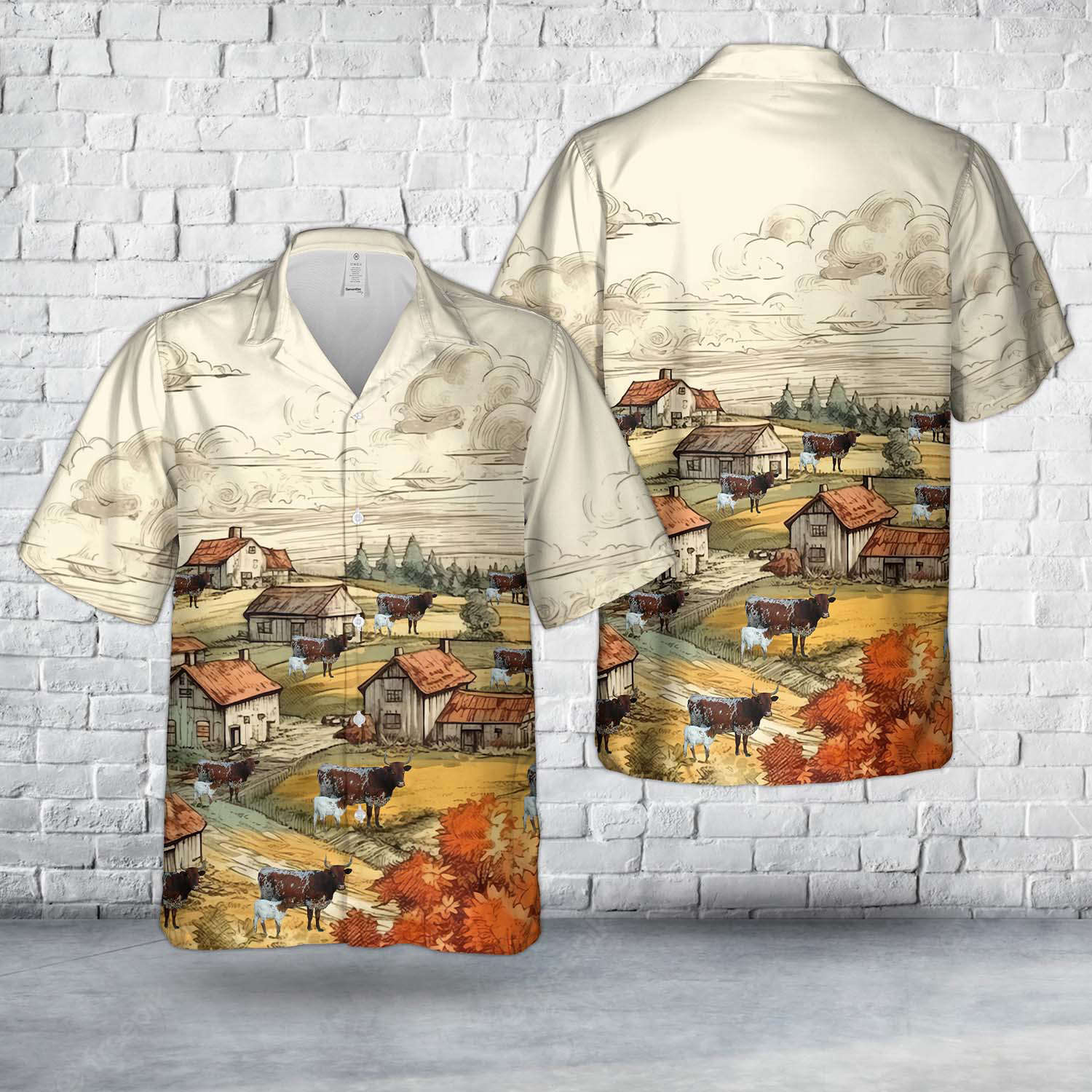 Florida Cracker cow Hawaiian Shirt Gift for Men Dad Father Gift for Men Dad Father