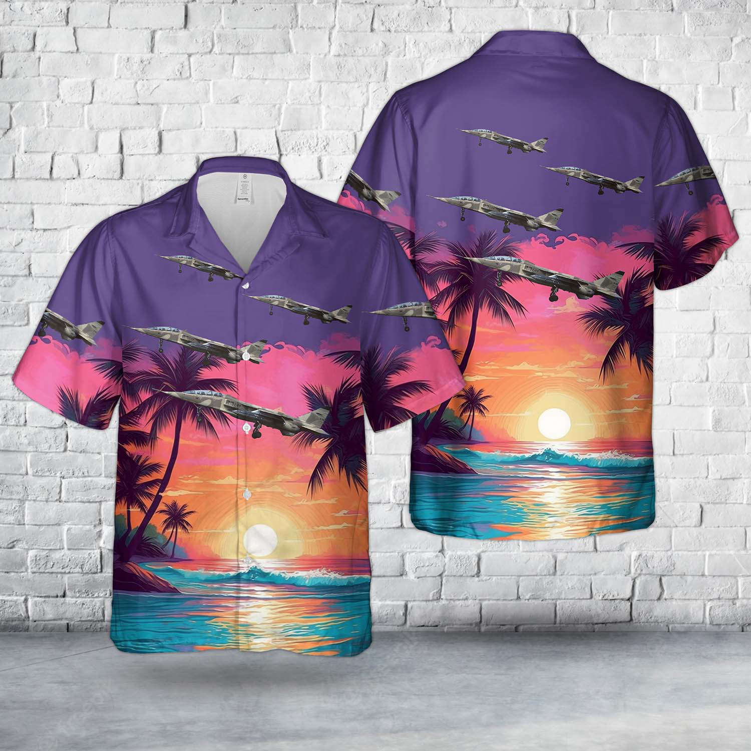 French Air Force SEPECAT Jaguar E Hawaiian Shirt Gift for Men Dad Father Gift for Men Dad Father