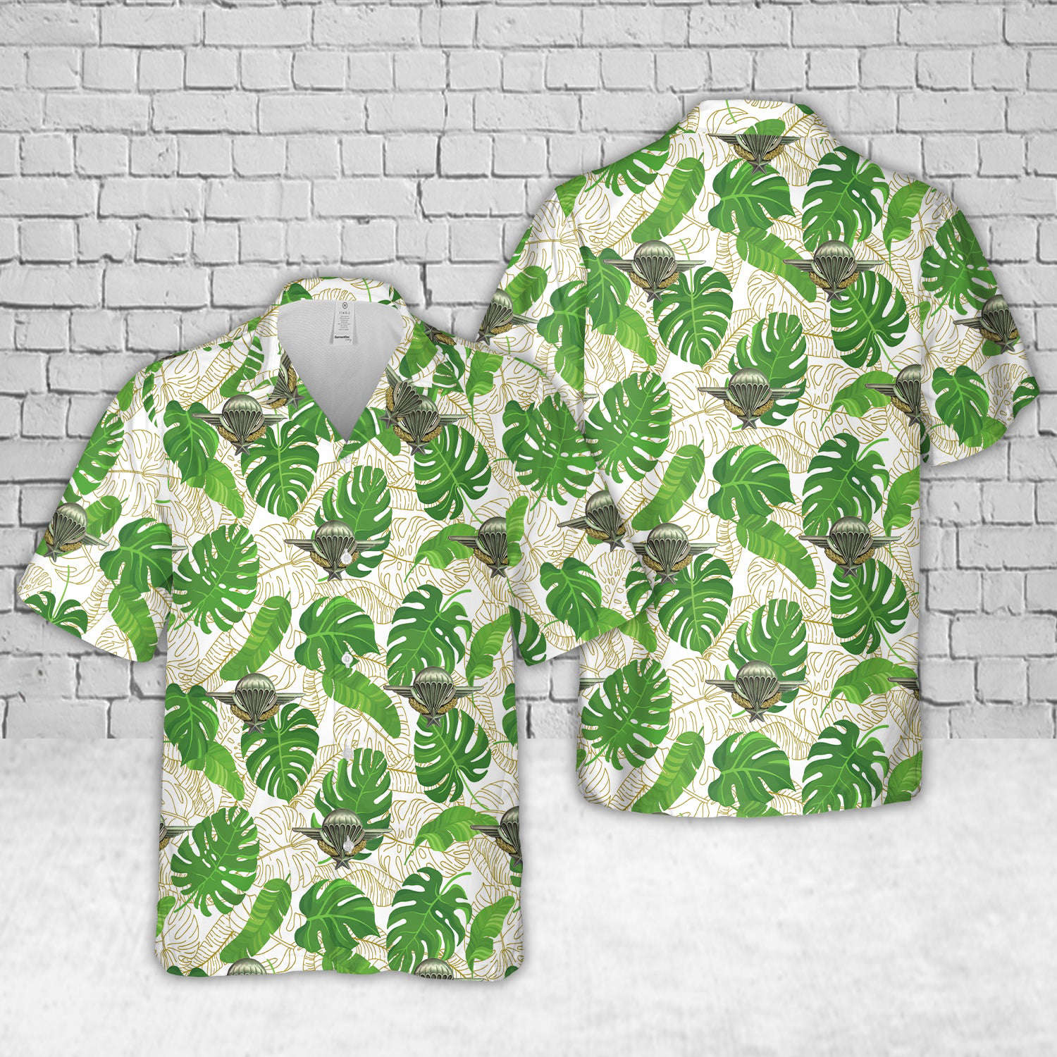 French Army Parachute Brevet Hawaiian Shirt Gift for Men Dad Father Gift for Men Dad Father
