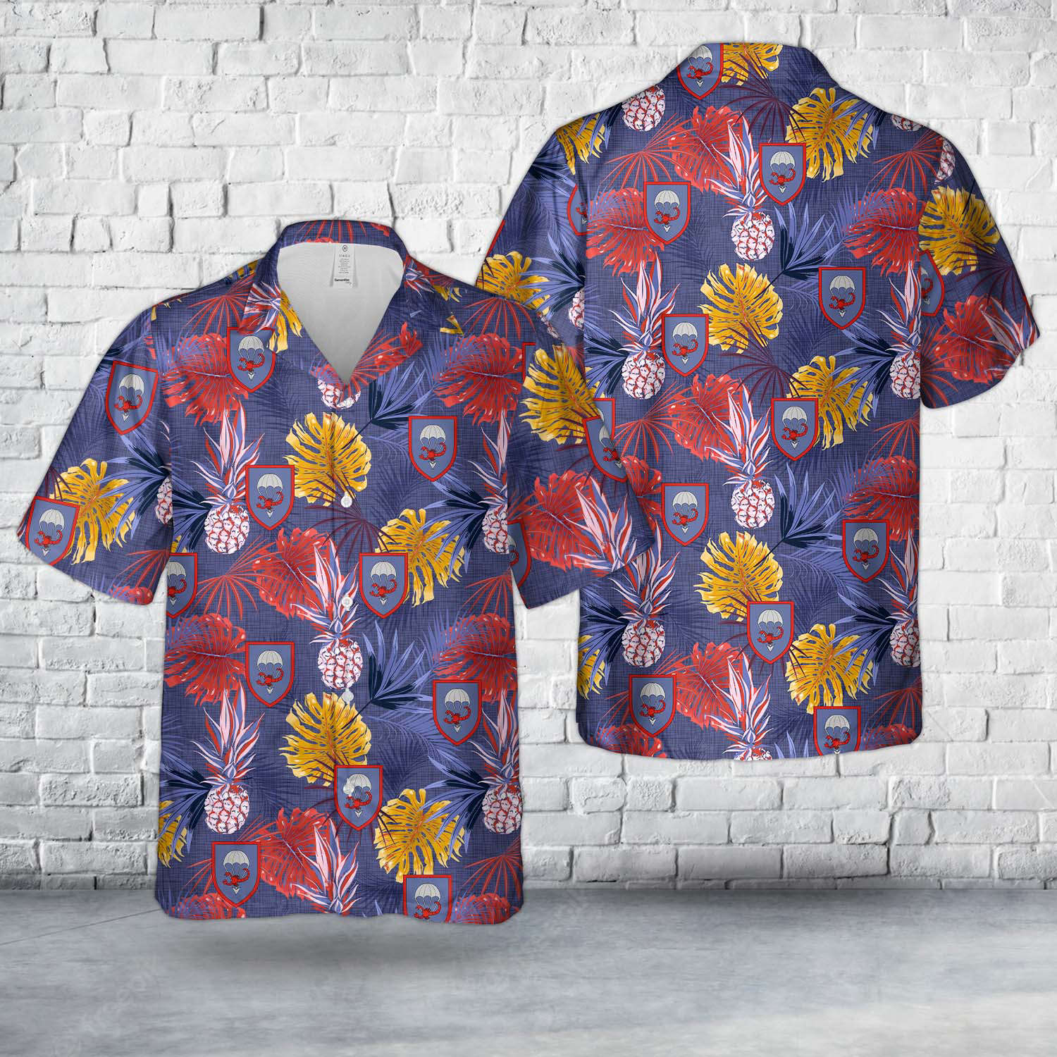 German Bundeswehr Fallschirmjägerbataillon 263 (FschJgBtl 263) Hawaiian Shirt Gift for Men Dad Father Gift for Men Dad Father