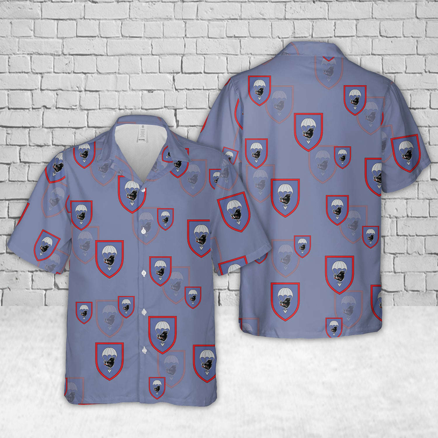 German Bundeswehr Fallschirmjägerbataillon 264 (FschJgBtl 264) Hawaiian Shirt Gift for Men Dad Father Gift for Men Dad Father