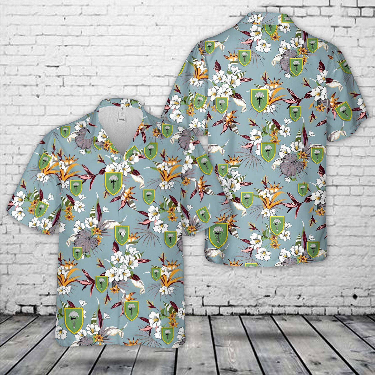 German Bundeswehr Fallschirmjägerbataillon 274 (FschJgBtl 274) Hawaiian Shirt Gift for Men Dad Father Gift for Men Dad Father