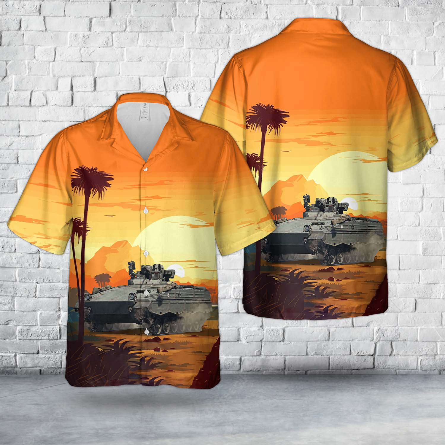 Germany Bundeswehr Marder 1A3 Hawaiian Shirt Gift for Men Dad Father Gift for Men Dad Father