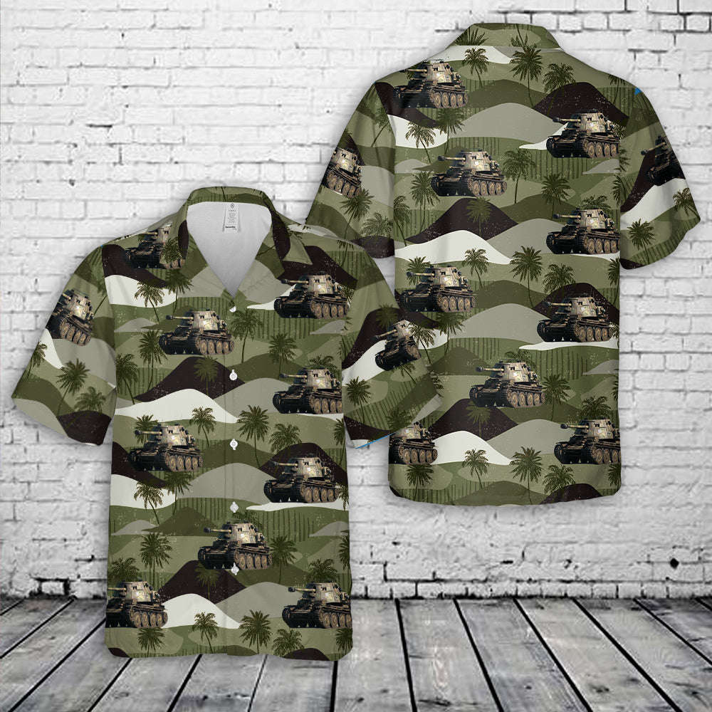 Germany Bundeswehr Marder III H Hawaiian Shirt Gift for Men Dad Father Gift for Men Dad Father