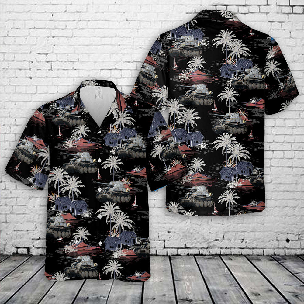 Germany Bundeswehr Marder III Hawaiian Shirt Gift for Men Dad Father Gift for Men Dad Father