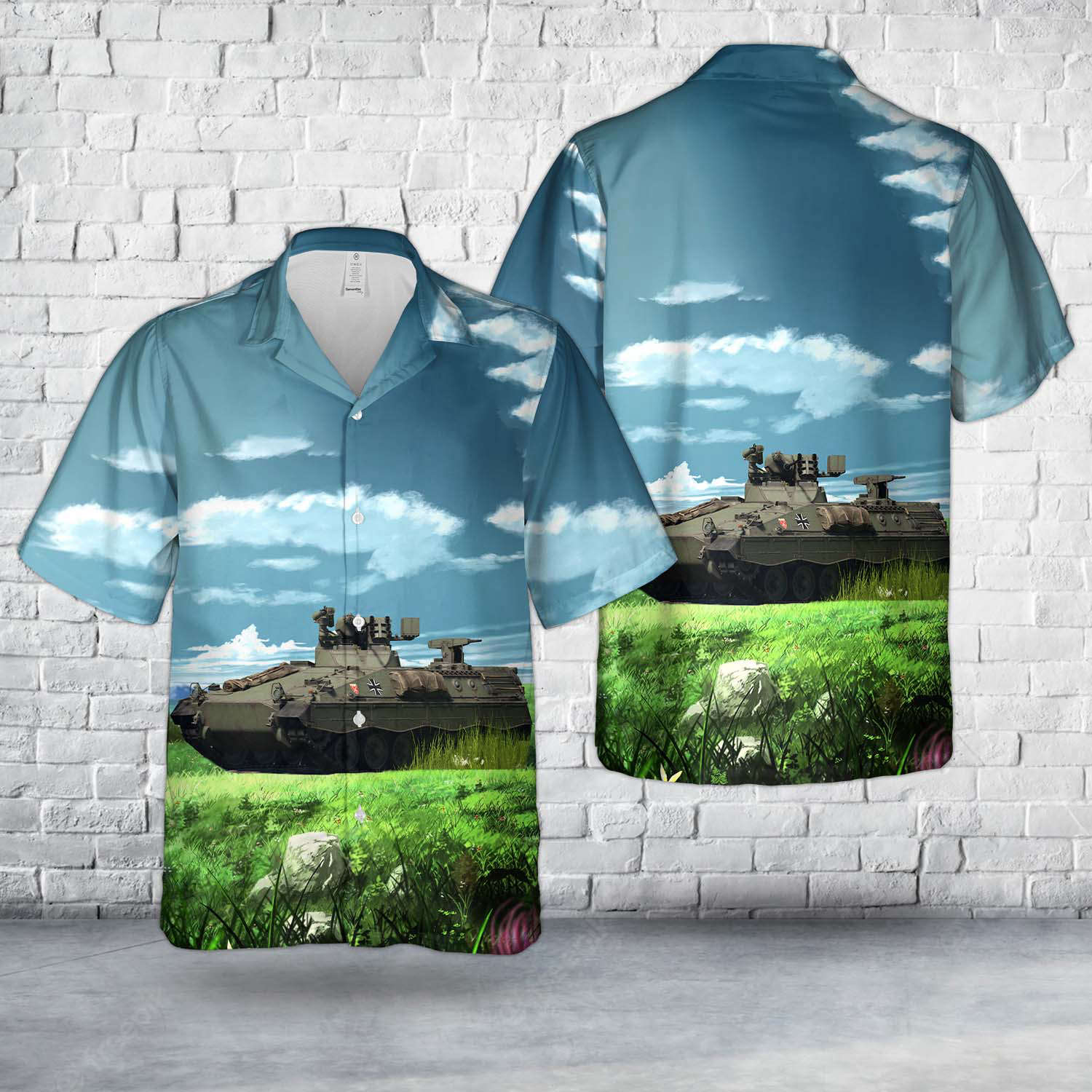 Germany Bundeswehr SPz Marder A1 Hawaiian Shirt Gift for Men Dad Father Gift for Men Dad Father