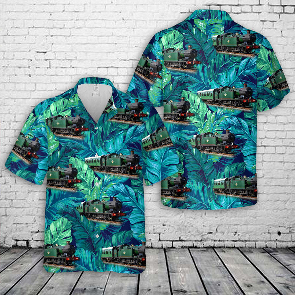 Great Western Railway GWR 56XX Class No.6695 Hawaiian Shirt Gift for Men Dad Father Gift for Men Dad Father