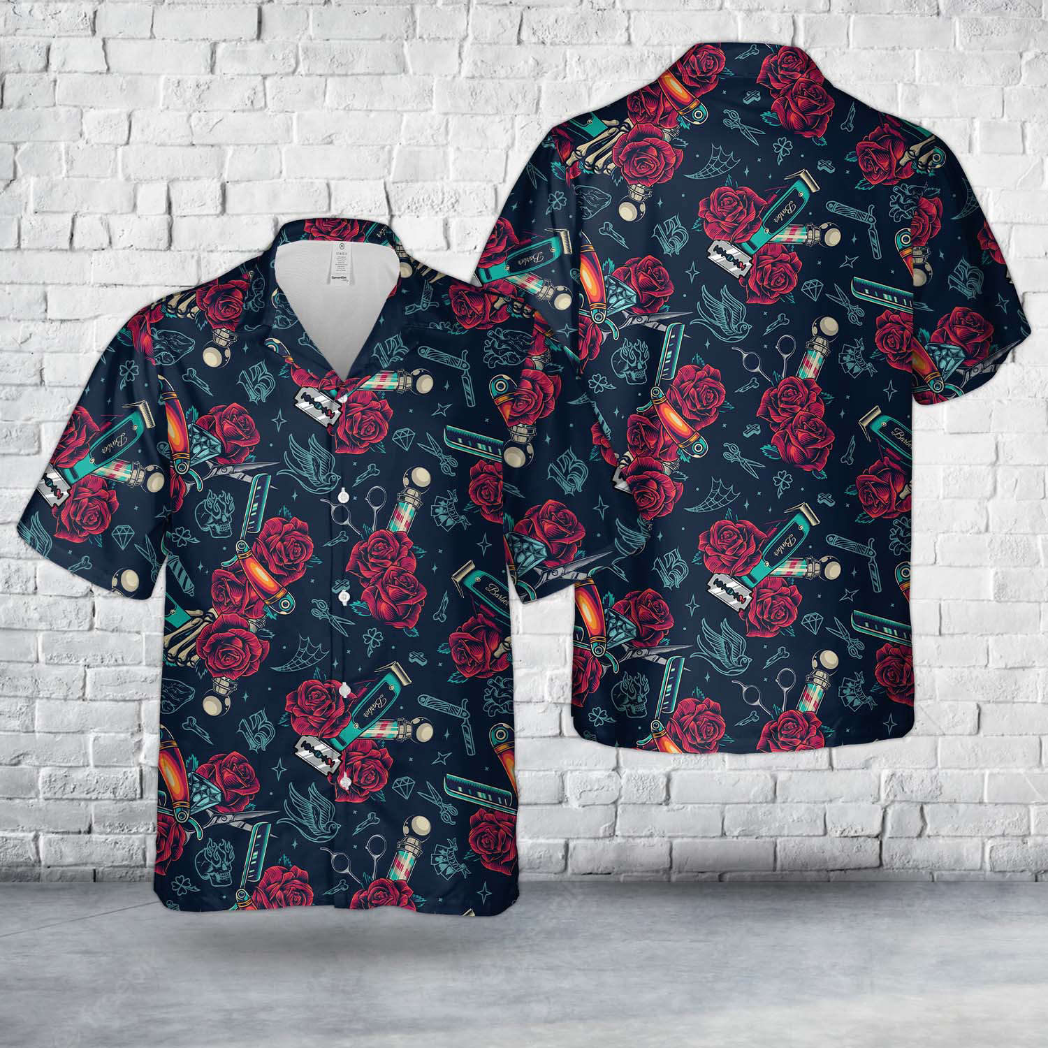 Hair Barbershop Hawaiian Shirt Gift for Men Dad Father Gift for Men Dad Father