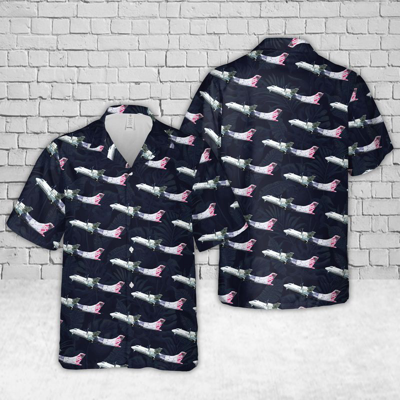 Hawaiian Airlines ATR 42-500 Hawaiian Shirt Gift for Men Dad Father Gift for Men Dad Father