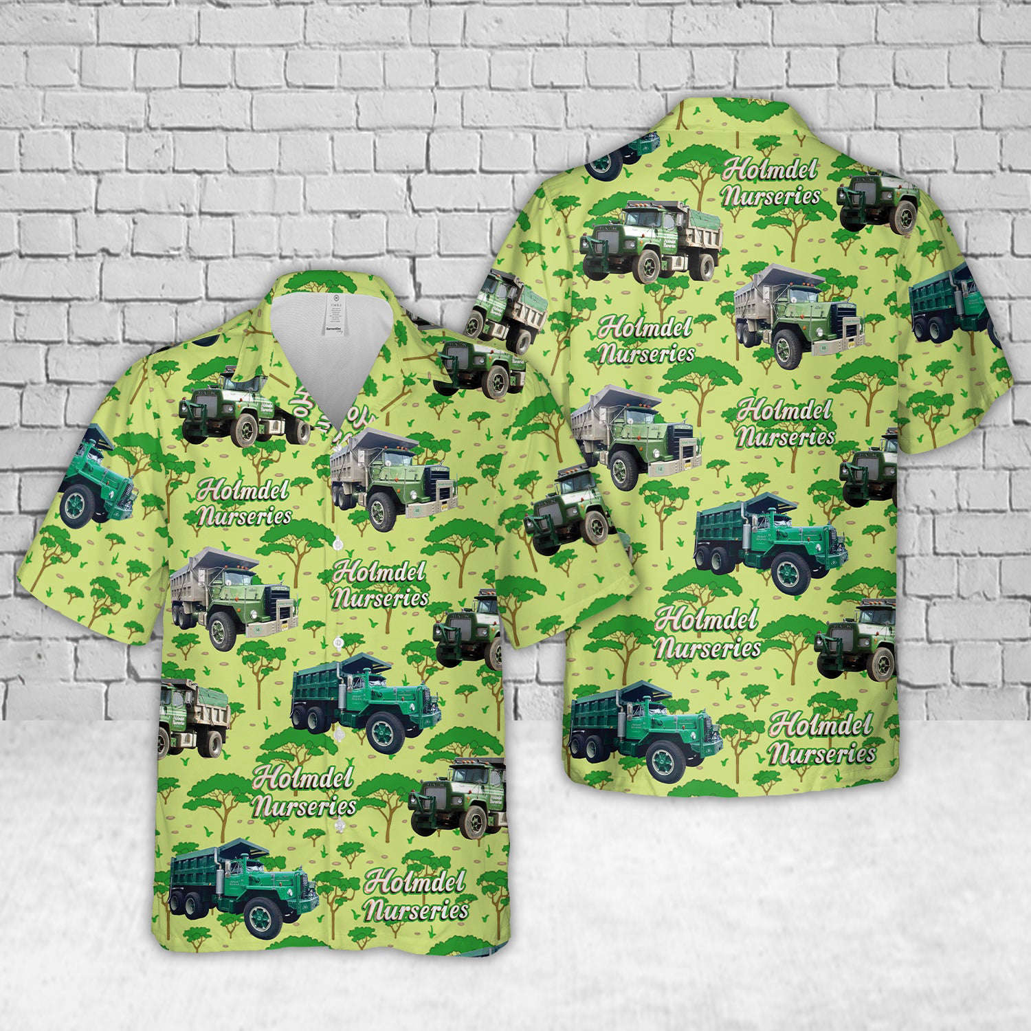 Holmdel Nurseries Hawaiian Shirt Gift for Men Dad Father Gift for Men Dad Father