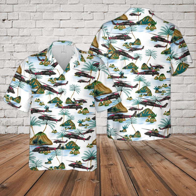 Idaho National Guard Black Hawks Hawaiian Shirt Gift for Men Dad Father Gift for Men Dad Father