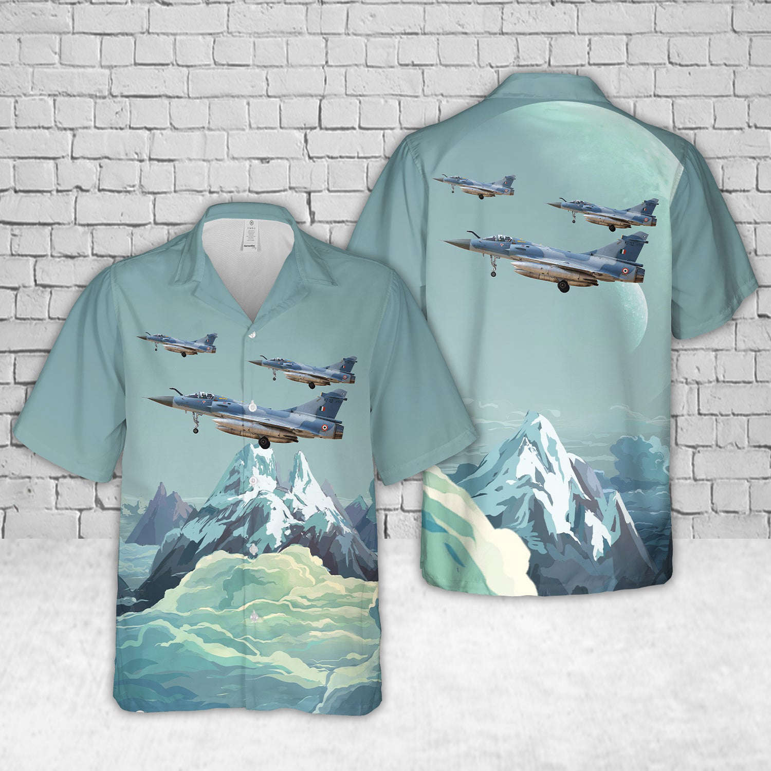 Indian Air Force Dassault Mirage 2000I Hawaiian Shirt Gift for Men Dad Father Gift for Men Dad Father