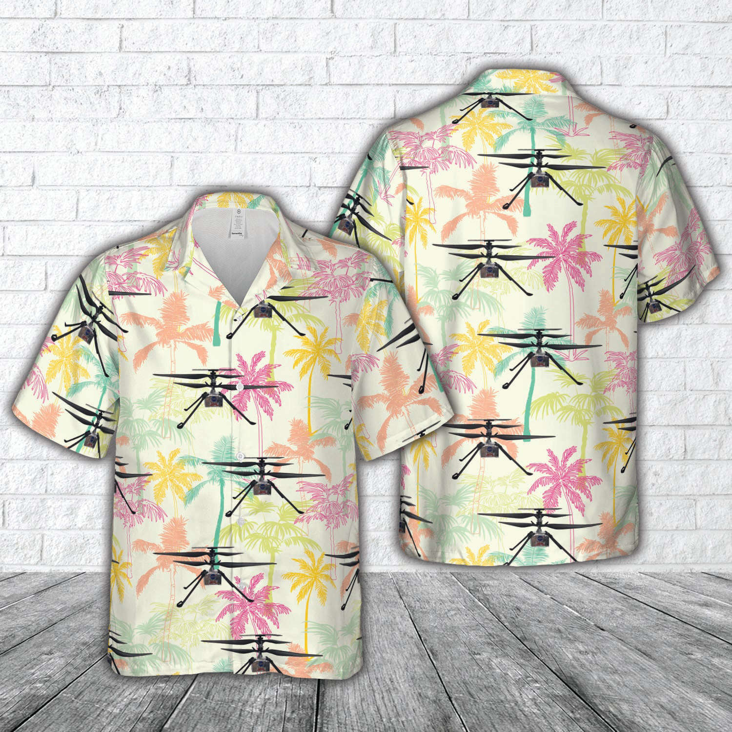Ingenuity Mars Helicopter Nasa 2020 Hawaiian Shirt Gift for Men Dad Father Gift for Men Dad Father
