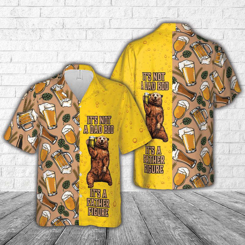 It’s Not a Dad Bod It’s a Father Figure Hawaiian Shirt Gift for Men Dad Father Gift for Men Dad Father