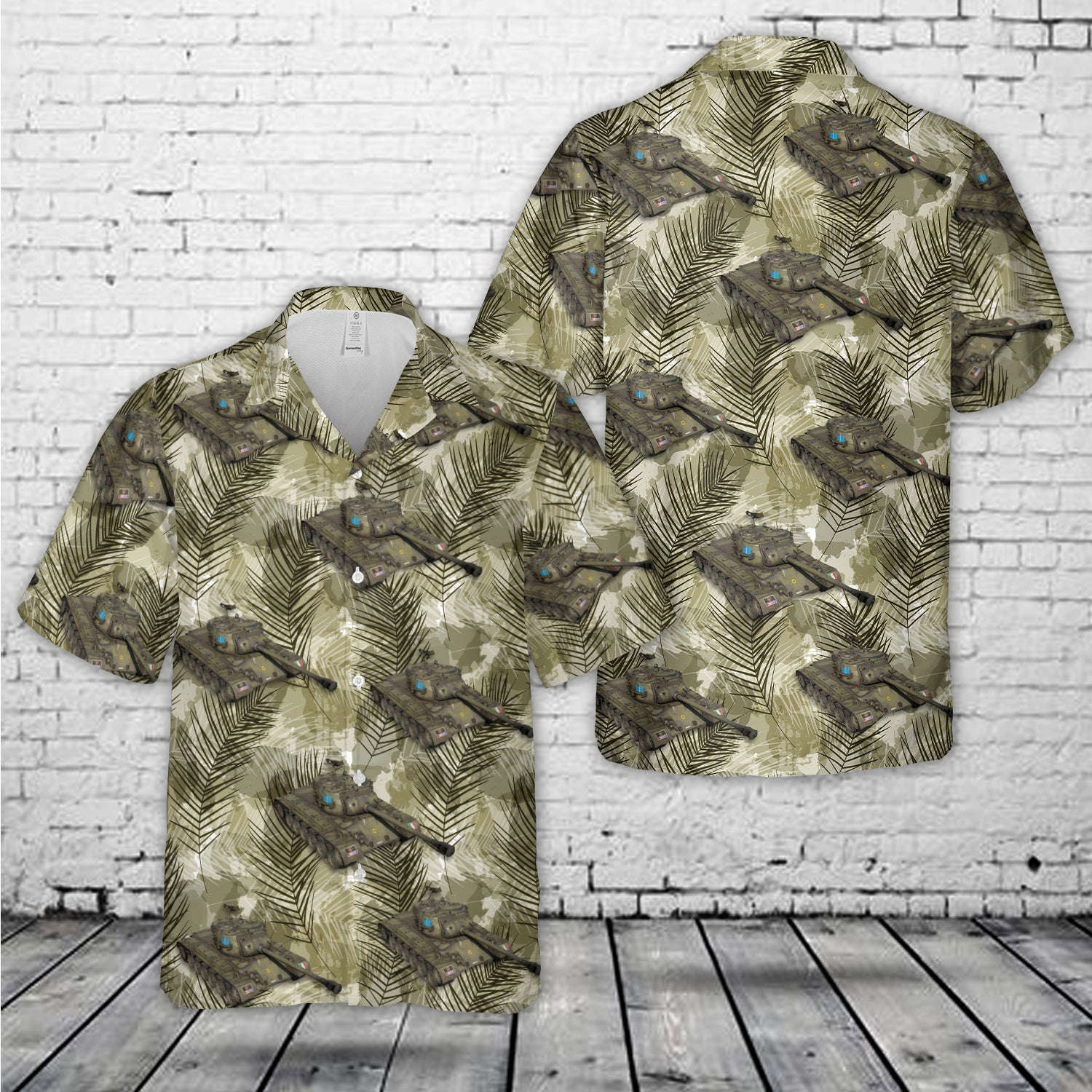 Italian Army M26 Pershing 132 Divisione corazzata “Ariete” Hawaiian Shirt Gift for Men Dad Father Gift for Men Dad Father