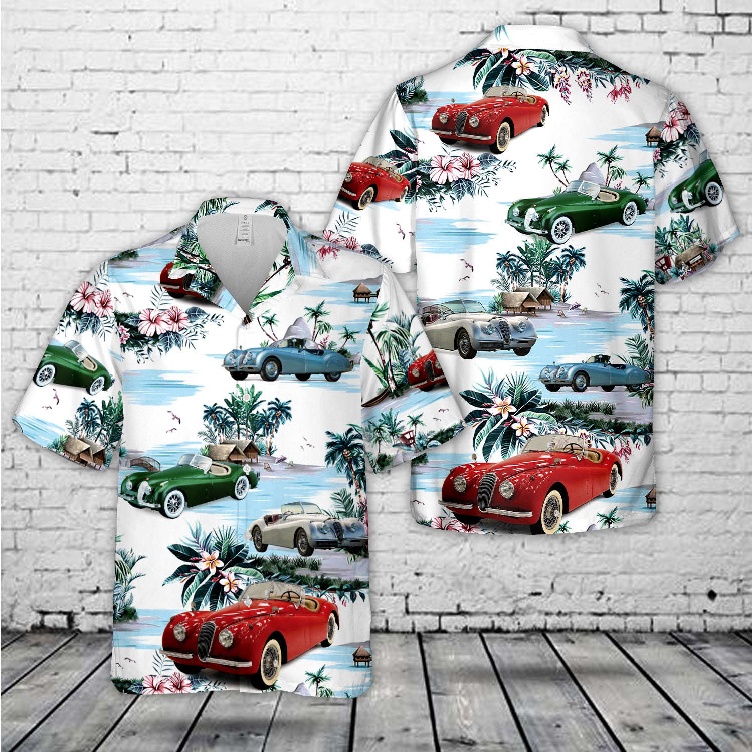 Jaguar XK 120 Hawaiian Shirt Gift for Men Dad Father Gift for Men Dad Father