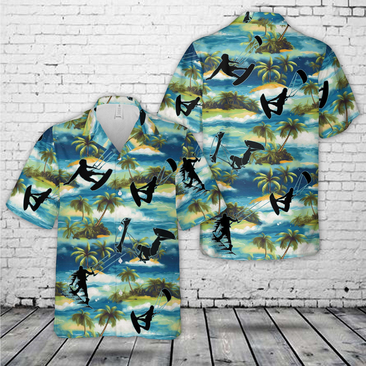 Kiteboarding Hawaiian Shirt Gift for Men Dad Father Gift for Men Dad Father