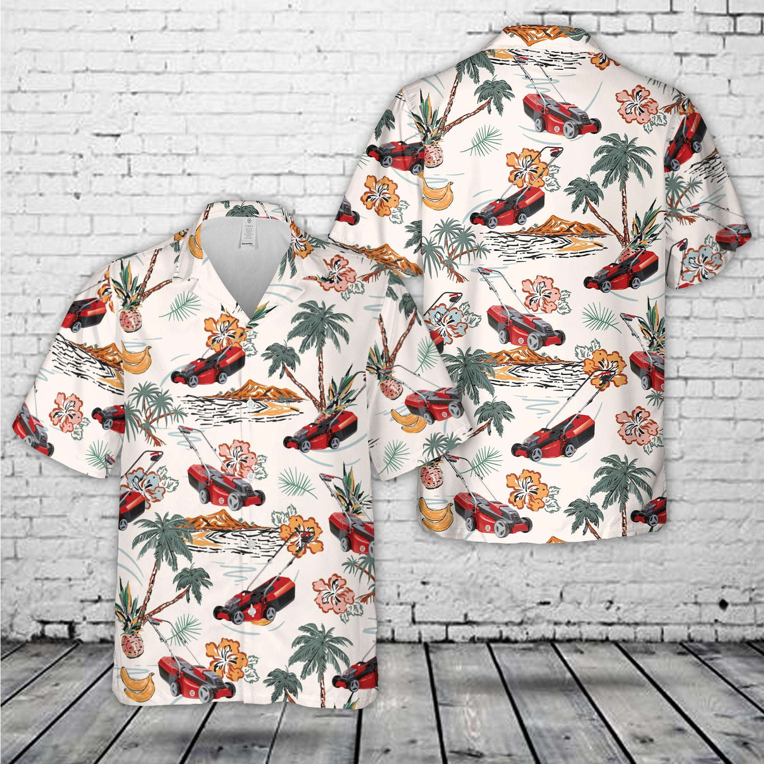 Lawn Mower Einhell Expert GE-CM 18/30 Li 18v 30cm Cordless Lawnmower Hawaiian Shirt Gift for Men Dad Father Gift for Men Dad Father