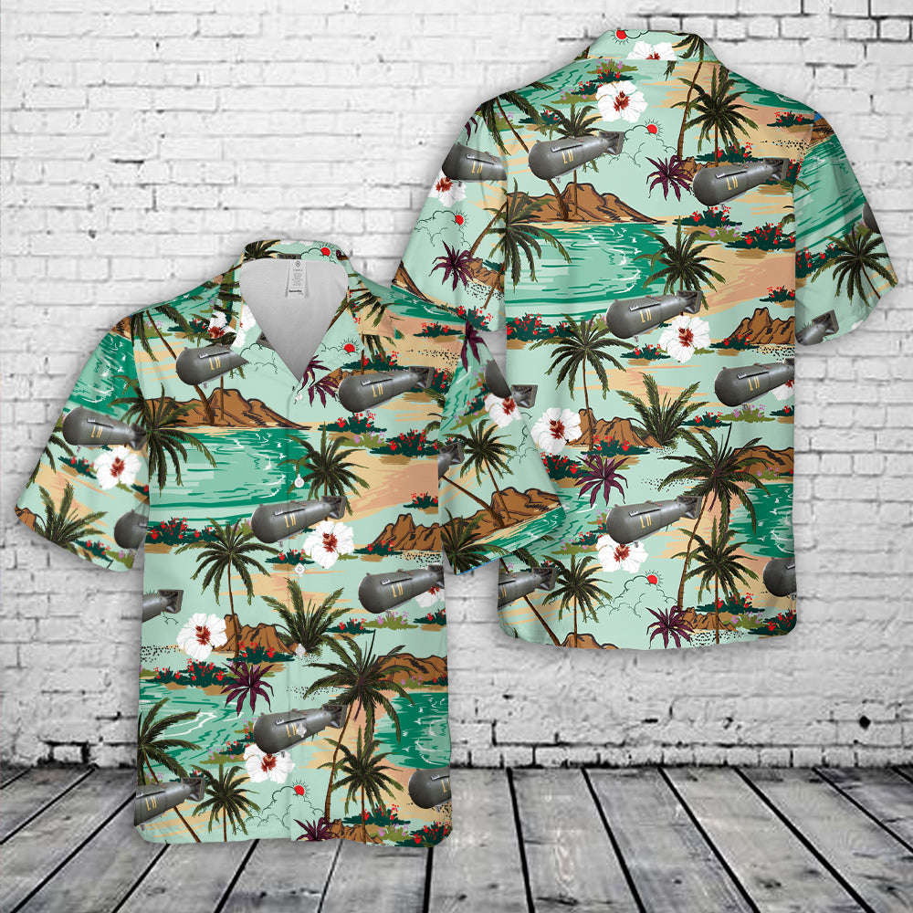 Little Boy Atomic Bomb WWII Hawaiian Shirt Gift for Men Dad Father Gift for Men Dad Father