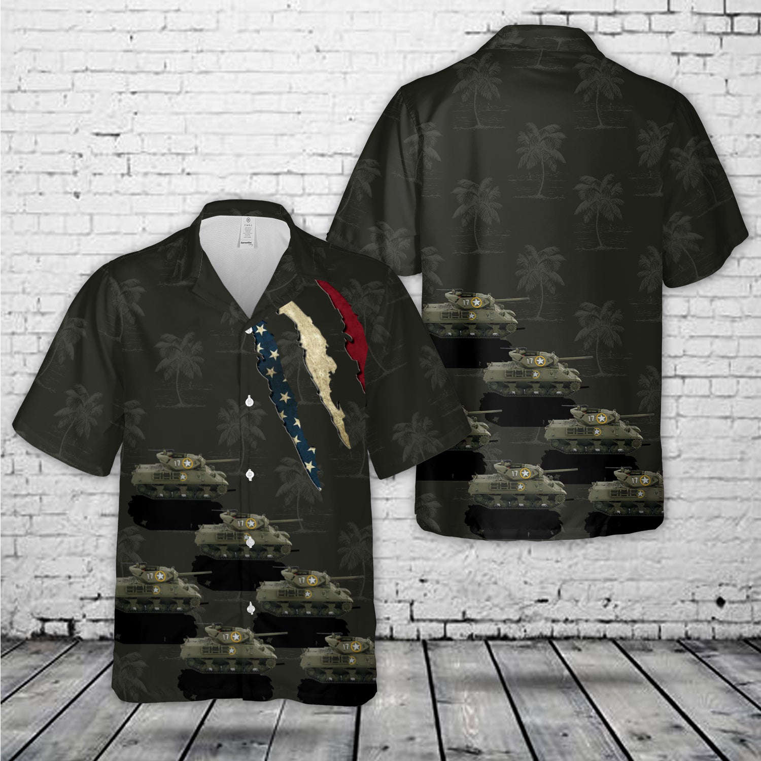 M-10 Tank Destroyer – 601st Bttn Italy – US ARMY Hawaiian Shirt Gift for Men Dad Father Gift for Men Dad Father