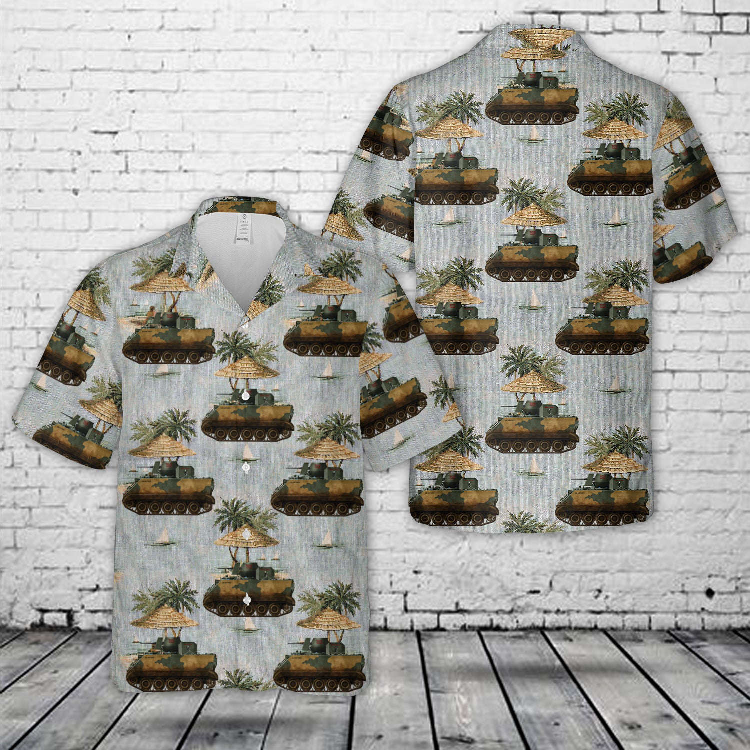 M113A1 ACAV of the US Air Force in Vietnam Hawaiian Shirt Gift for Men Dad Father Gift for Men Dad Father