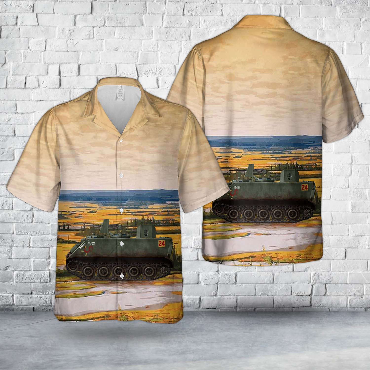 M113A1 of the US Army at Da Nang, 1970 Hawaiian Shirt Gift for Men Dad Father Gift for Men Dad Father