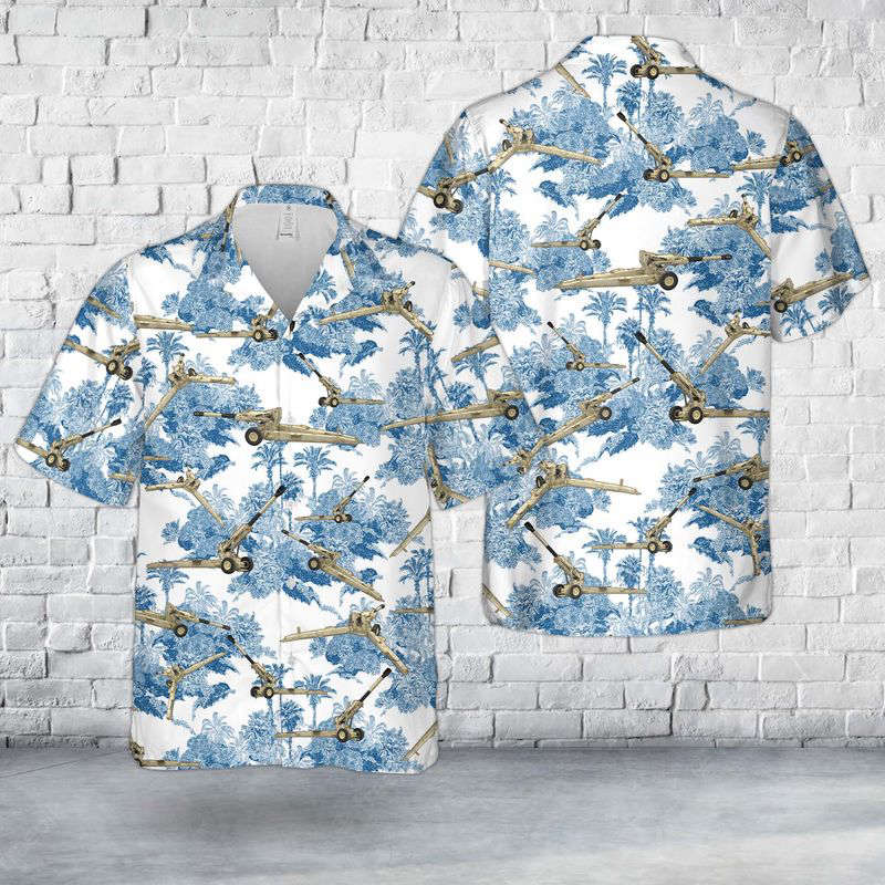 M198 Howitzer Tank Hawaiian Shirt Gift for Men Dad Father Gift for Men Dad Father