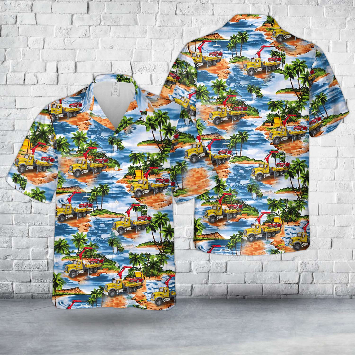 MACK Granite tow truck Hawaiian Shirt Gift for Men Dad Father Gift for Men Dad Father