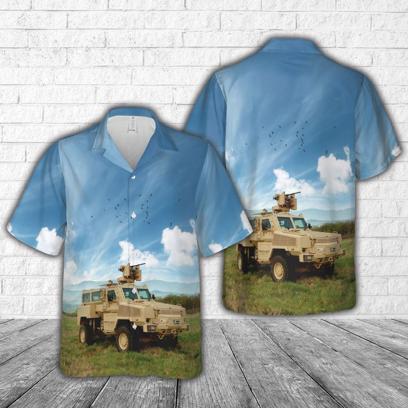 Military RG-31 Nyala Hawaiian Shirt Gift for Men Dad Father Gift for Men Dad Father