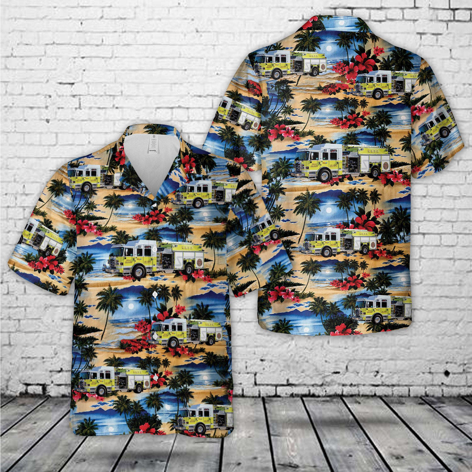 New Bremen, Ohio, New Bremen German Township Fire Department, Hawaiian Shirt Gift for Men Dad Father Gift for Men Dad Father