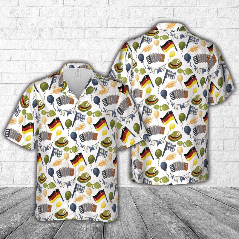 Oktoberfest Hawaiian Shirt Gift for Men Dad Father Gift for Men Dad Father