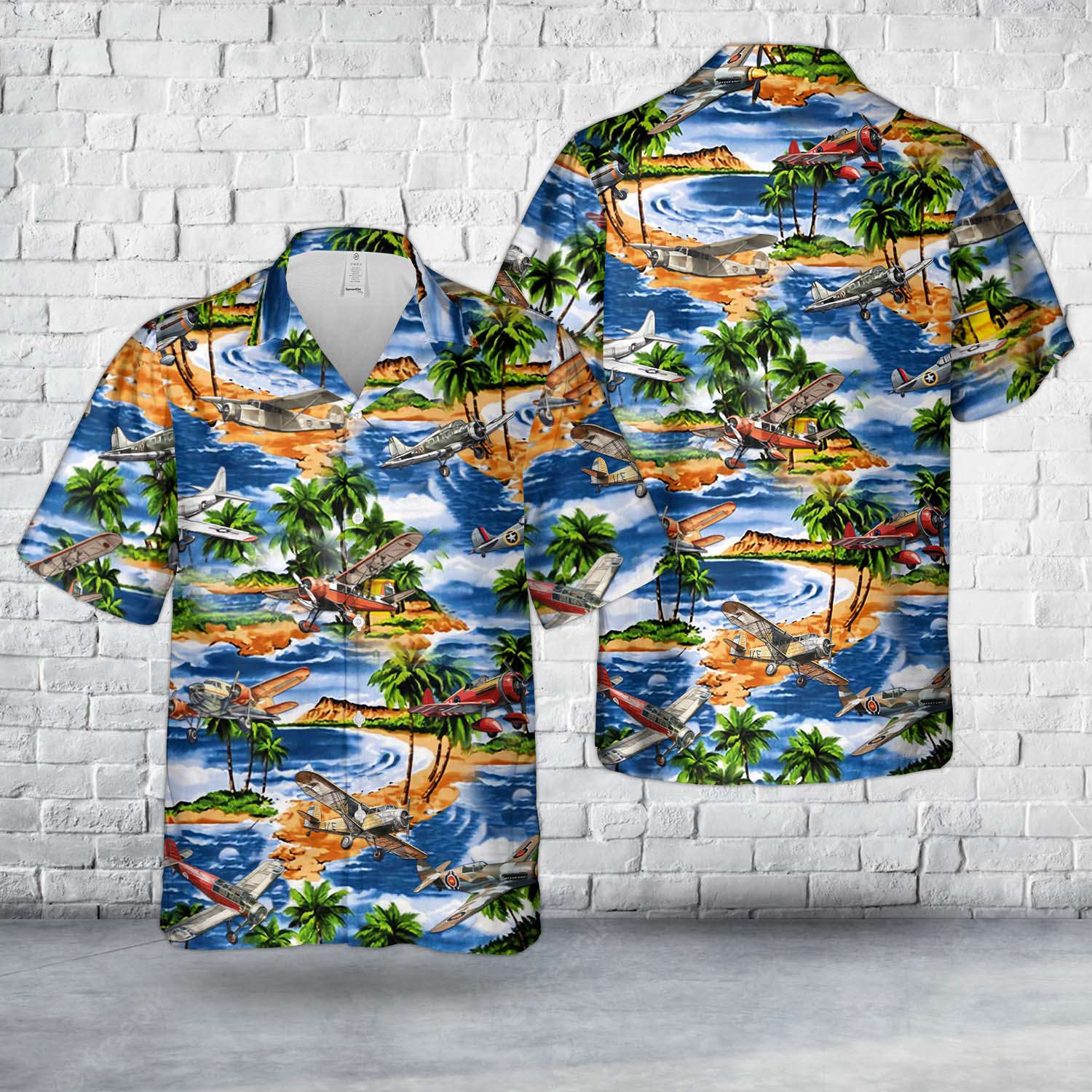 Old Air Planes Hawaiian Shirt Gift for Men Dad Father Gift for Men Dad Father