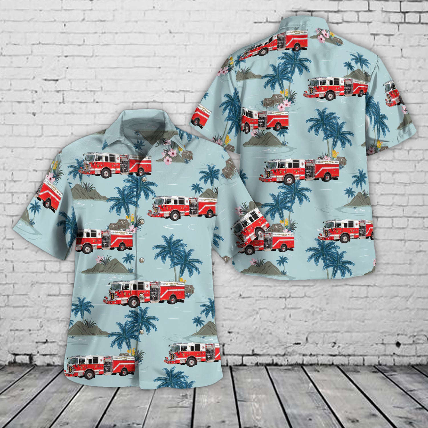 Old Tappan, New Jersey, Old Tappan Fire Department Hawaiian Shirt Gift for Men Dad Father Gift for Men Dad Father