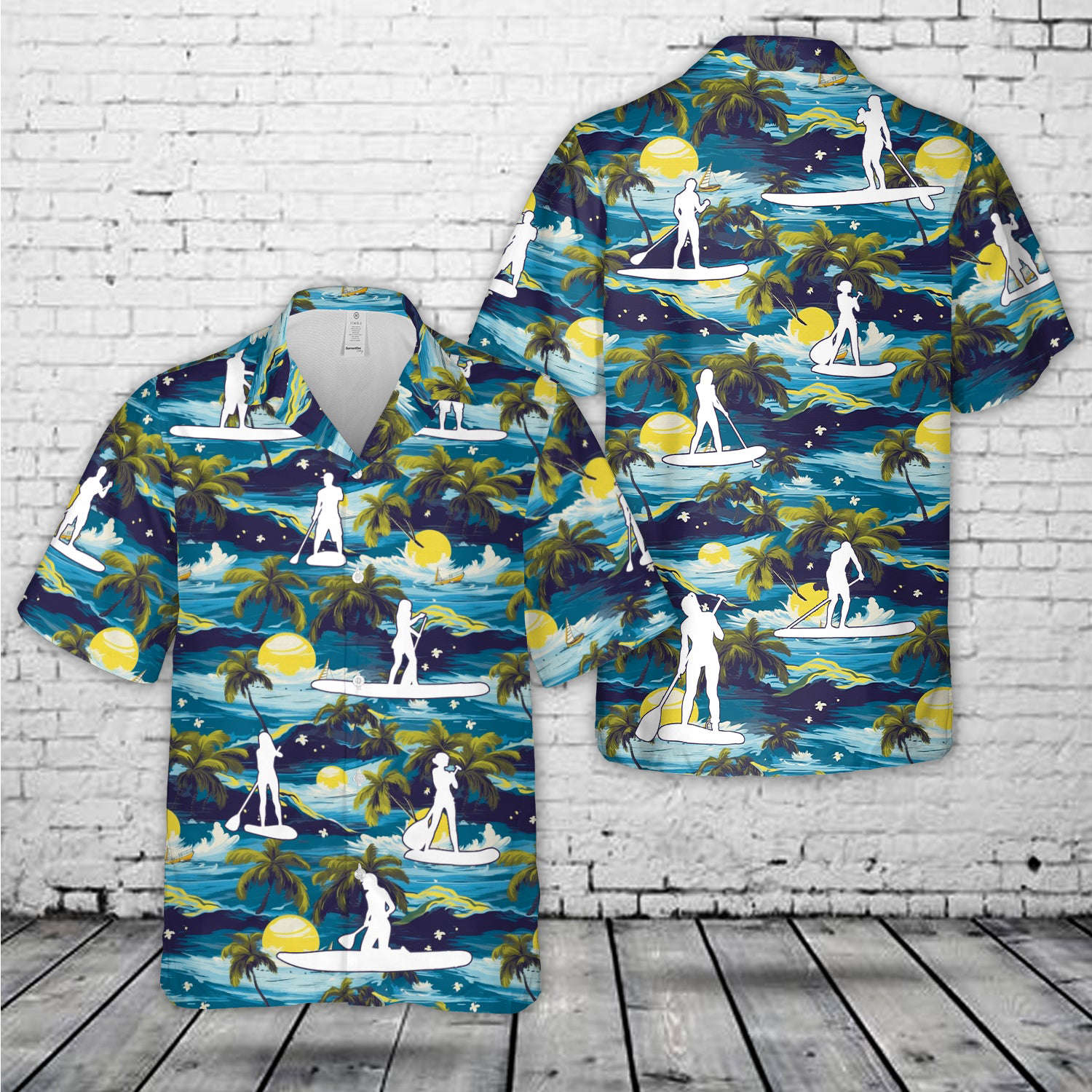 Paddleboarding Hawaiian Shirt Gift for Men Dad Father Gift for Men Dad Father