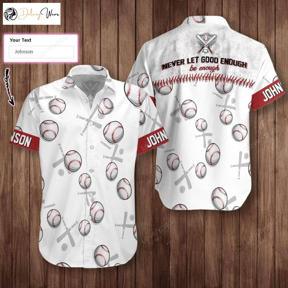 Upgrade Your Style with Personalized Baseball Hawaiian Aloha Shirts – Never Settle for Good Enough!