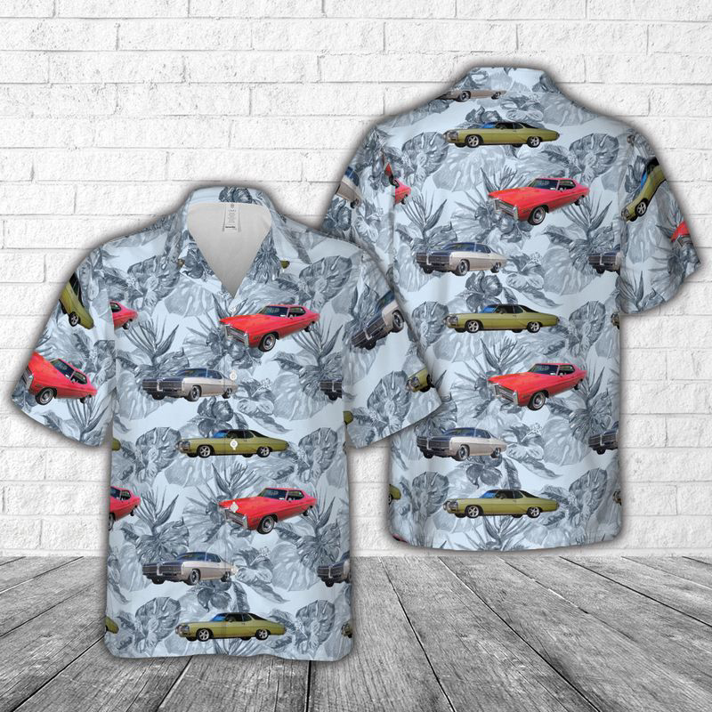 Pontiac Grand Prix 1968 Car Hawaiian Shirt Gift for Men Dad Father Gift for Men Dad Father