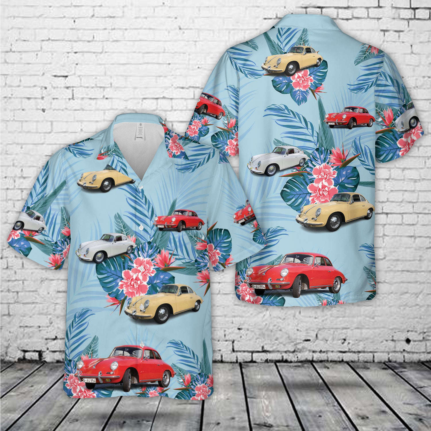 Porsche 356 B Hawaiian Shirt Gift for Men Dad Father Gift for Men Dad Father